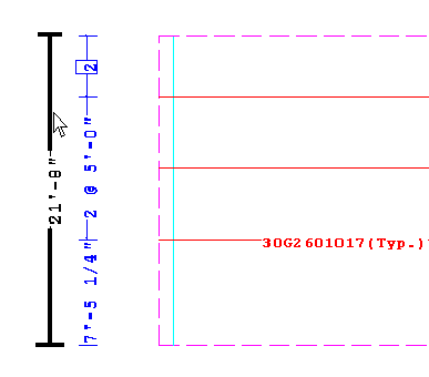 Drawing Editor - Move a Single Dimension Line